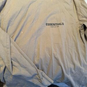 Fear of God Essentials Long Sleeve Shirt - Khaki